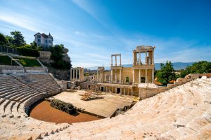 Roman theatre of Philippopolis in Plovdiv, Bulgaria